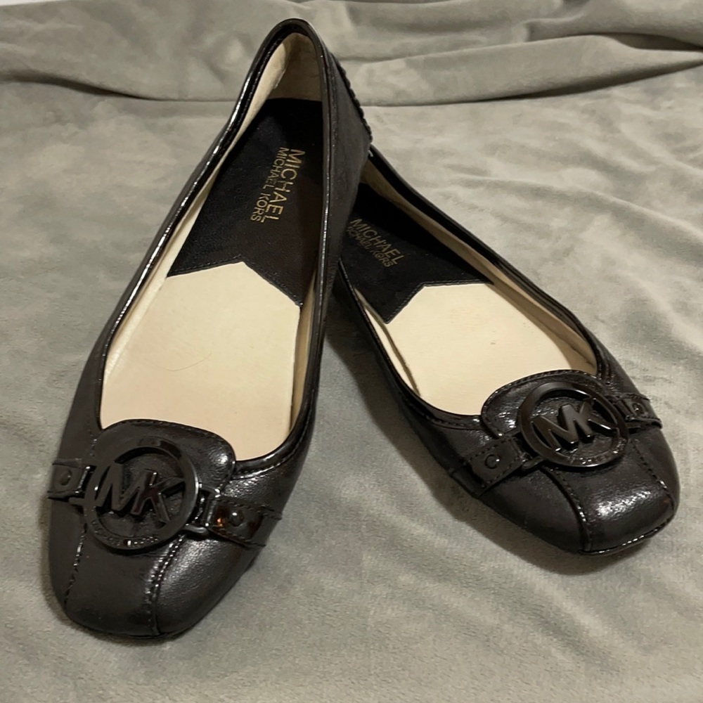 Michael Kors black flats, Size 7 1/2M